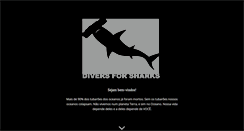 Desktop Screenshot of diversforsharks.com.br